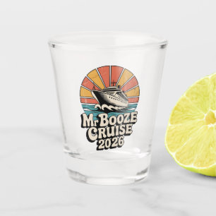 Verre A Shot Monsieur Croisière Booze 2026 Rétro Vintage Couple