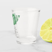 Verre A Shot Monstère tropicale verte Feuille Mariage d'été (Droite)