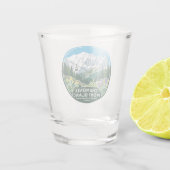 Verre A Shot Mont Blanc France (Dos)