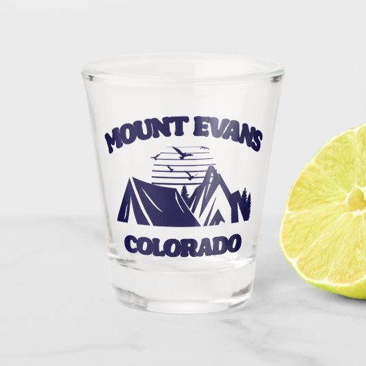 Verre A Shot Mont Evans, Colorado (Devant)