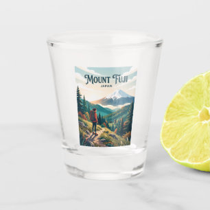 Verre A Shot Mont Fuji Japon