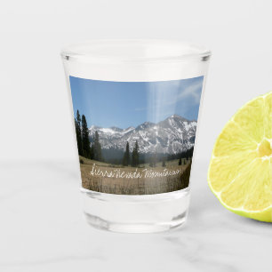 Verre A Shot Montagnes de la Sierra Nevada I depuis Yosemite