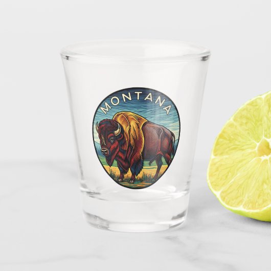 Verre A Shot Montana Bison (Devant)
