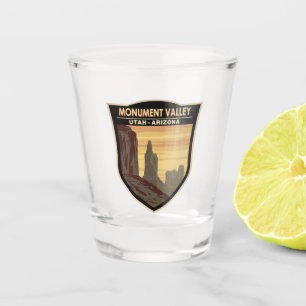 Verre A Shot Monument Valley Arizona Utah Vintage