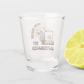 Verre A Shot Mort À L'Intérieur Mais Caffiné (Dos)