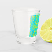Verre A Shot motif coloré moderne (Gauche)