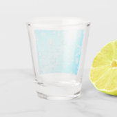 Verre A Shot Motif Crystal Snowflakes (Dos)