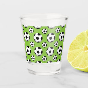 Verre A Shot Motif de balle de football de dessin