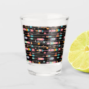Verre A Shot Motif de flèche multicolore Thunder_Cove