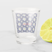 Verre A Shot Motif de fleurs blanches Thunder_Cove (Dos)