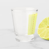Verre A Shot Motif juridique (Gauche)