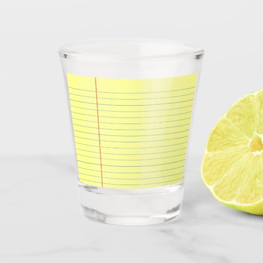 Verre A Shot Motif juridique (Devant)