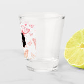 Verre A Shot Motif papillon (Droite)