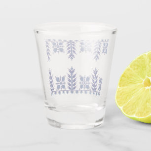 Verre A Shot Motif traditionnel, Motif traditionnel roumain T-S
