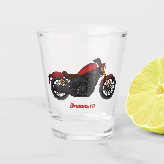 Verre A Shot moto de style croiseur cool (Devant)