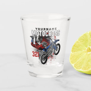Verre A Shot Motocross Motocross Racing FMX Tricks personnalisé