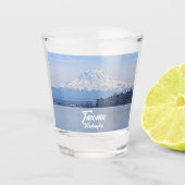 Verre A Shot Mount Rainier et Puget Sound, Tacoma, Washington (Devant)