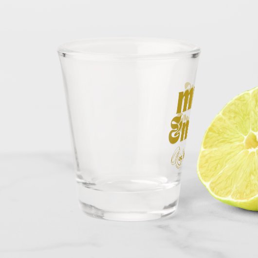 Verre A Shot mrs & mrs shot glass est. 2024 (Gauche)