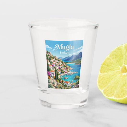 Verre A Shot Muğla Turquie (Devant)