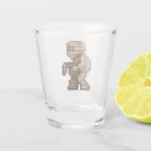 Verre A Shot Mumie Rétro 8-bits (Dos)