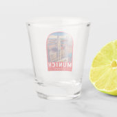 Verre A Shot Munich Germany Travel Art Emblem (Dos)