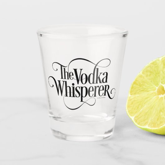 Verre A Shot Murmure de Vodka (Devant)
