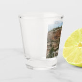Verre A Shot Murs de roche usés dans le parc national de Zion (Gauche)