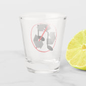 Verre A Shot Musique Recyclée surpassée (Dos)