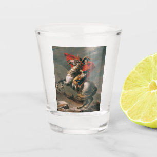 Verre A Shot Napoléon avec cheval, passage du Saint-Bernard