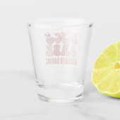 Verre A Shot Nashville Disco Bachelorette personnalisée (Dos)