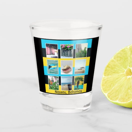 Verre A Shot Nassau, Bahamas (Devant)