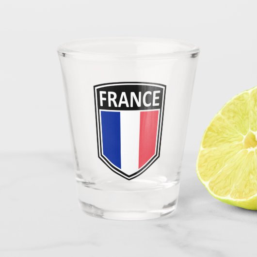 Verre A Shot National - France (Devant)