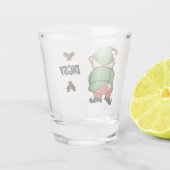 Verre A Shot Naughty Elves Itch Christmas Shot Glass (Dos)