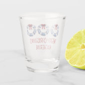 Verre A Shot Nautical Christmas Life Preservers With Bows (Dos)