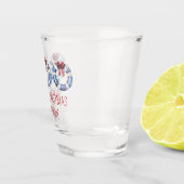 Verre A Shot Nautical Christmas Life Preservers With Bows (Droite)