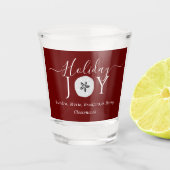 Verre A Shot Nautique Noël Bourgogne Vin Rouge Sable dollar S (Devant)