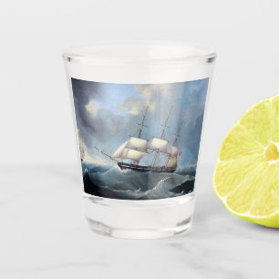 Verre A Shot Navire allemand Anne Emilie 1848