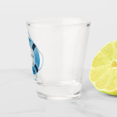 Verre A Shot Navires nautiques Roue Helm avec votre nom de bate (Droite)