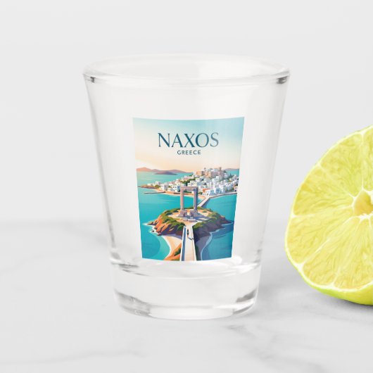 Verre A Shot Naxos Grèce (Devant)