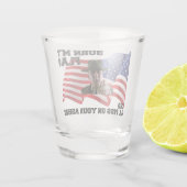 Verre A Shot Ne brûle pas mon drapeau (Dos)