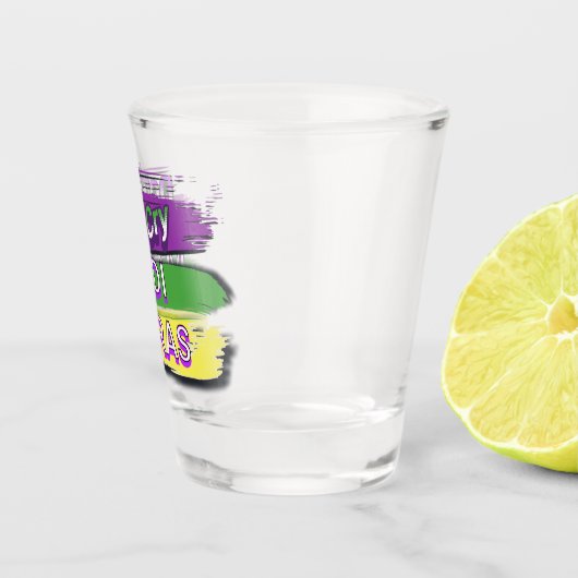Verre A Shot "Ne Pleure Pas Son Mardi Gras" (Droite)