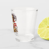 Verre A Shot Nebraska L'État Cornhusker (Droite)