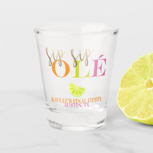 Verre A Shot Neon Final Fiesta Sip Sip Ole Bachelorette Favoris