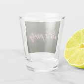 Verre A Shot Neon Pink Artificial Grass Party (Dos)