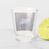 Verre A Shot Neon Purim (Dos)