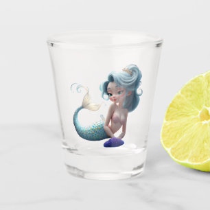 Verre A Shot Nerina – La douce sirène des rêves de corail.