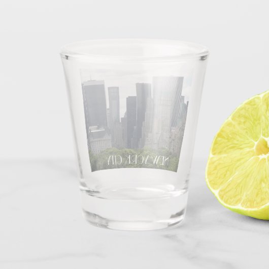 Verre A Shot New York City Manhattan Skyline (Dos)