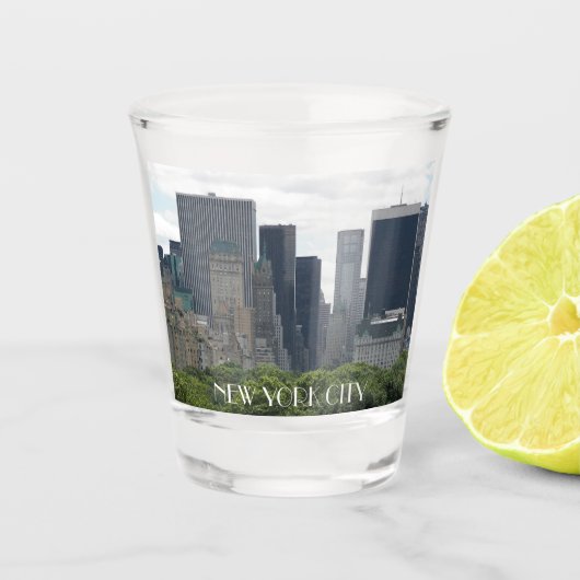Verre A Shot New York City Manhattan Skyline (Devant)