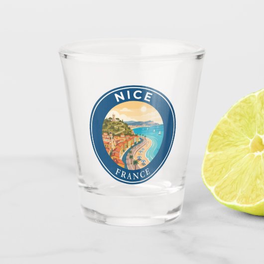 Verre A Shot Nice France (Devant)