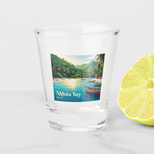 Verre A Shot Nkhata Bay Malawi (Devant)